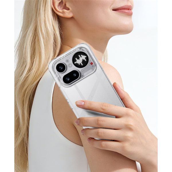 Nothing Phone 4a Pro Transparant Hoesje Matte Soft TPU Slank Sterk en Stijlvol – foto 3