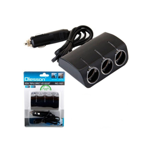 Auto Stroomaansluiting Verdeelstekker 120W &ndash; LED Socket – foto 2