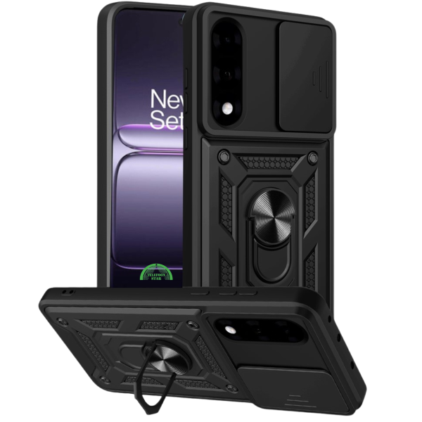 OnePlus Nord 5 Armor Ring Hoesje Schokbestendige Bescherming – foto 4