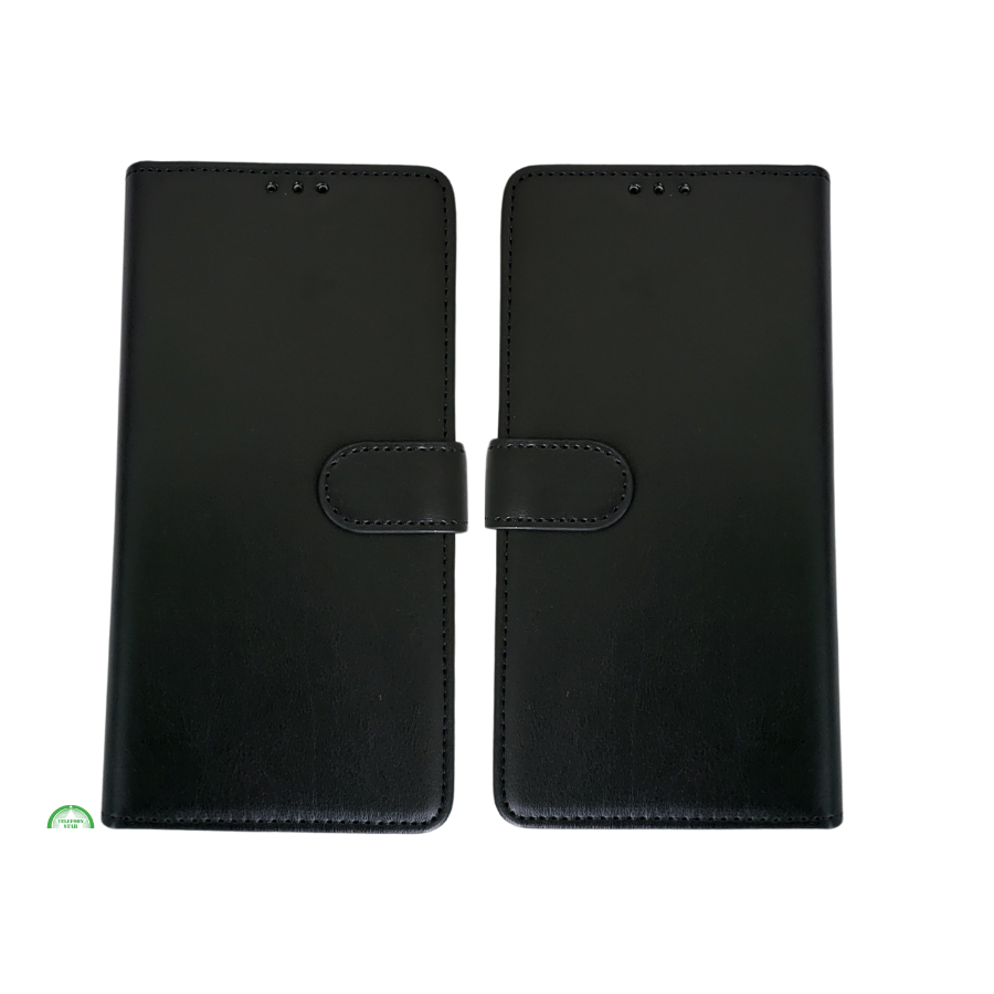 Boek case Zwartte cover iPhone 16 Plus