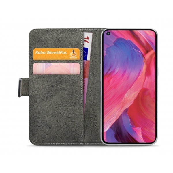 Oppo A74 5G Bookcover Zwart – foto 4