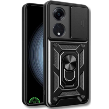 Hoesje voor Oppo A58 4G met Camera-Slider Kickstand