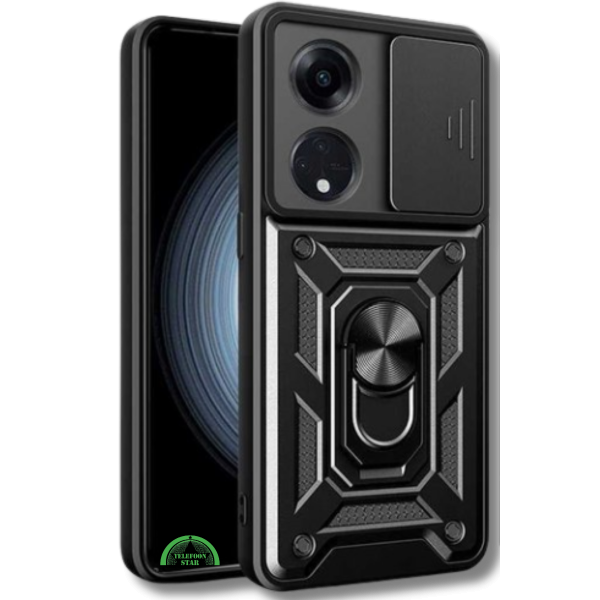 Hoesje voor Oppo A58 4G met Camera-Slider Kickstand – foto 5