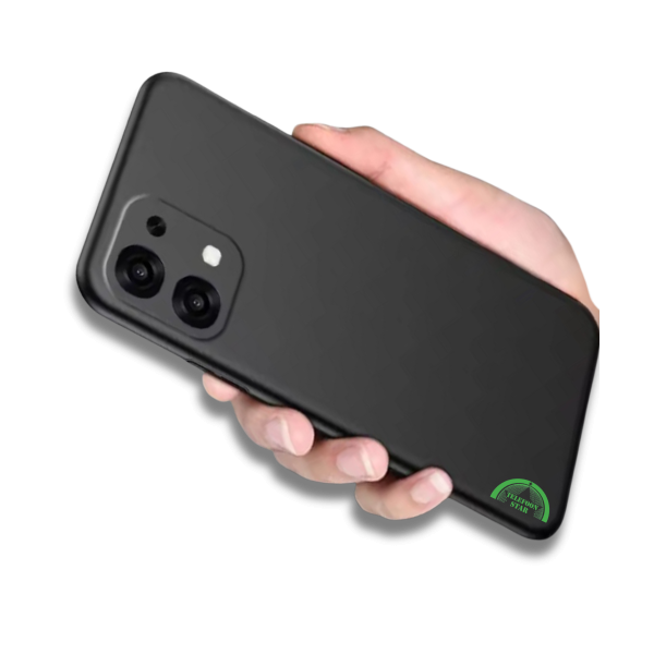 Zwart Hoesje voor OPPO A6 Pro Slank Flexibel &amp; Krasbestendig – foto 2
