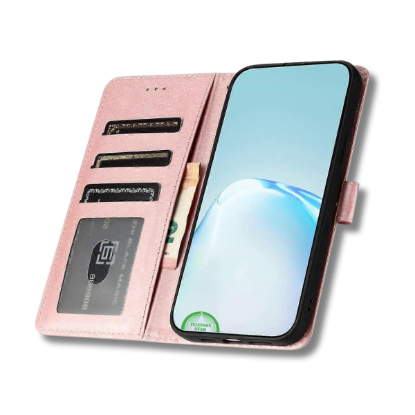Bookcase Oppo A6 Pro Roze Stijlvolle Bescherming en strak – foto 4
