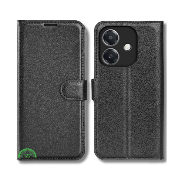 Bookcase Oppo A6 Pro Zwart Stijlvolle Bescherming – foto 5