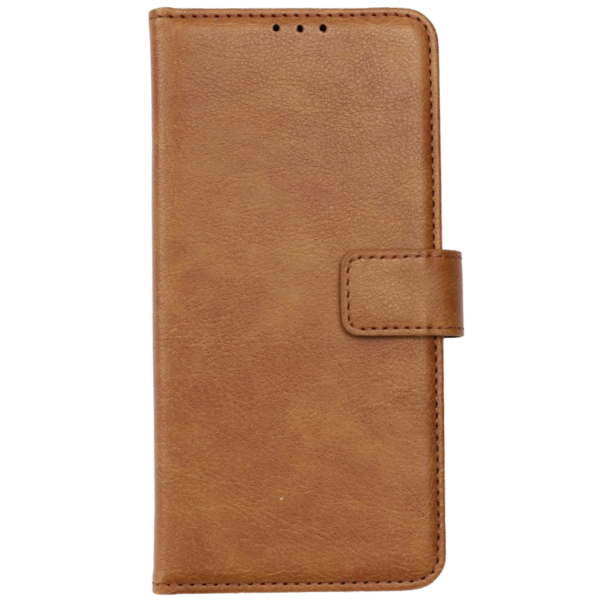 OPPO A6 A-Quality Bookcase Hoesje met Pasjeshouder Bruin – foto 4
