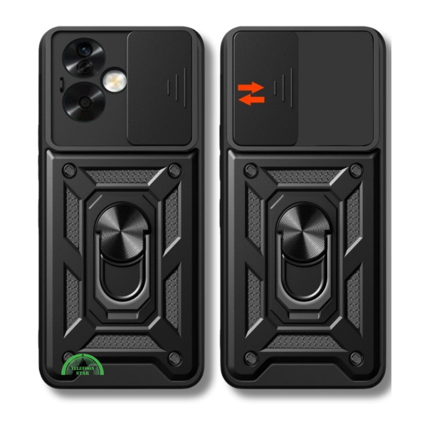 Hoesje voor Oppo A79 Zwart Shockproof stevige sluiting – foto 2