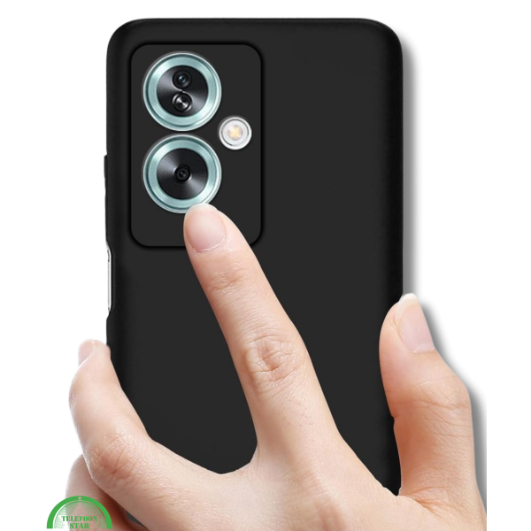 Zwart Hoesje voor OPPO Reno 11F Slank Flexibel &amp; Krasbestendig – foto 3