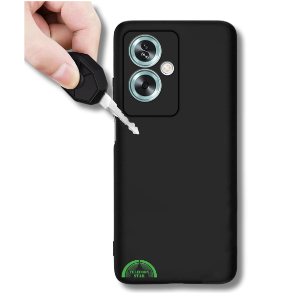 Zwart Hoesje voor OPPO Reno 11F Slank Flexibel &amp; Krasbestendig – foto 4