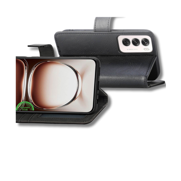 Bookcase Oppo Reno 12 5G Zwart Stijlvolle Bescherming – foto 3