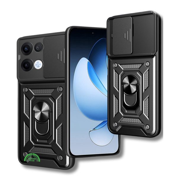 Hoesje voor Oppo Reno 13 5G Zwart Shockproof stevige sluiting – foto 3