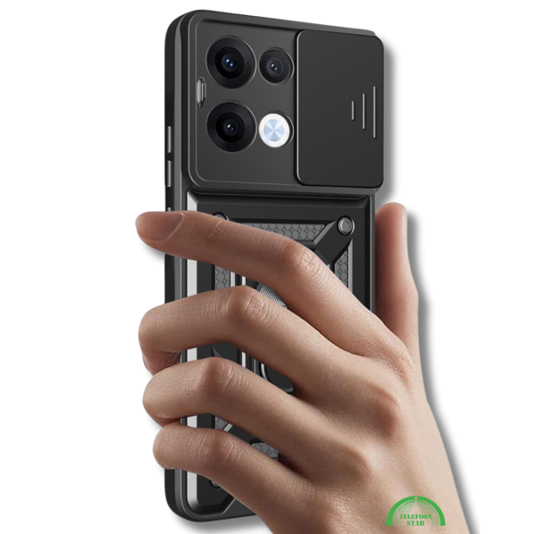 Hoesje voor Oppo Reno 13 5G Zwart Shockproof stevige sluiting – foto 4