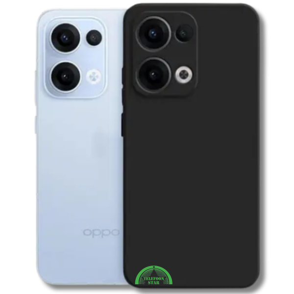 Zwart Hoesje voor OPPO Reno 13 Pro Slank Flexibel &amp; Krasbestendig – foto 4