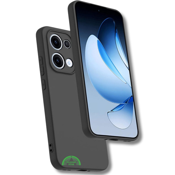 Zwart Hoesje voor OPPO Reno 13 Pro Slank Flexibel &amp; Krasbestendig – foto 5