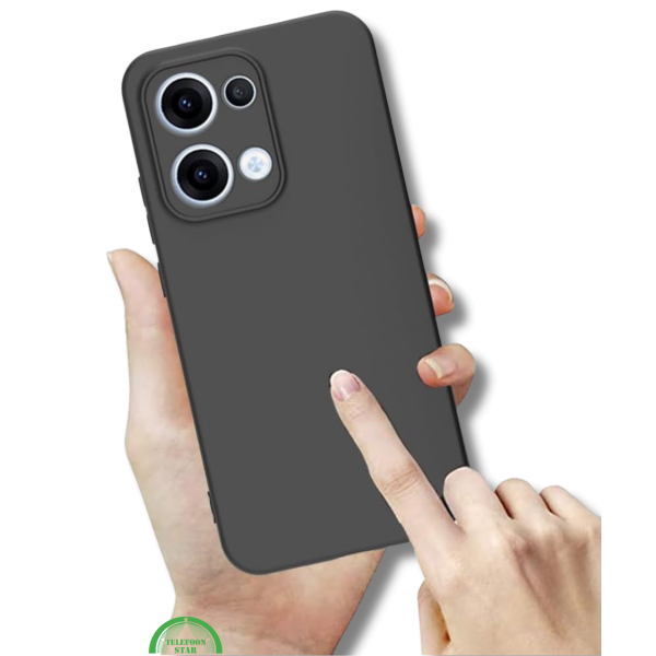 Zwart Hoesje voor OPPO Reno 13 Pro Slank Flexibel &amp; Krasbestendig – foto 6