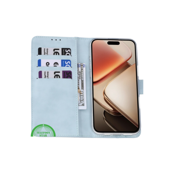  Bookcase Hoesje voor Oppo Reno 14 5G Licht Blauw – foto 2