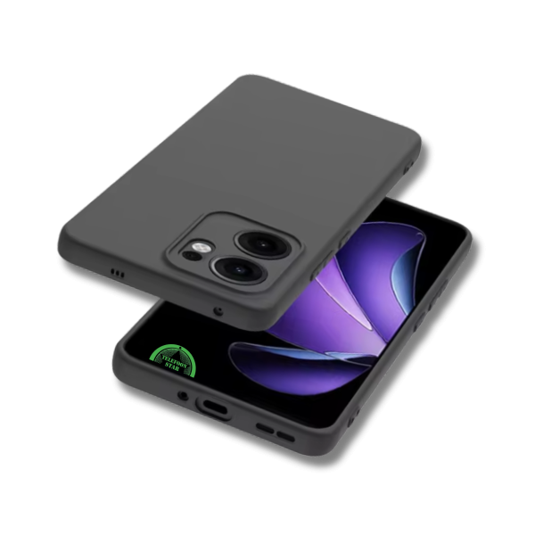 Zwart Hoesje voor Oppo Reno 14 F Silicone Slank – foto 2
