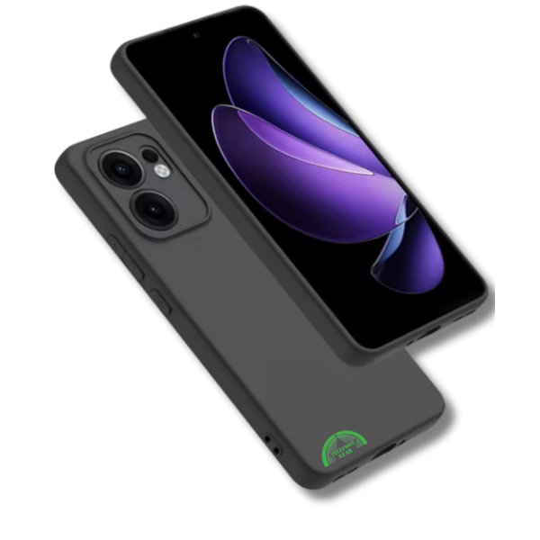 Zwart Hoesje voor Oppo Reno 14 F Silicone Slank – foto 3