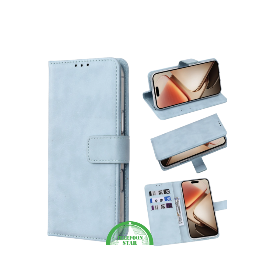 BookCase ProtectCover Lichtblauw voor Oppo Reno 14F