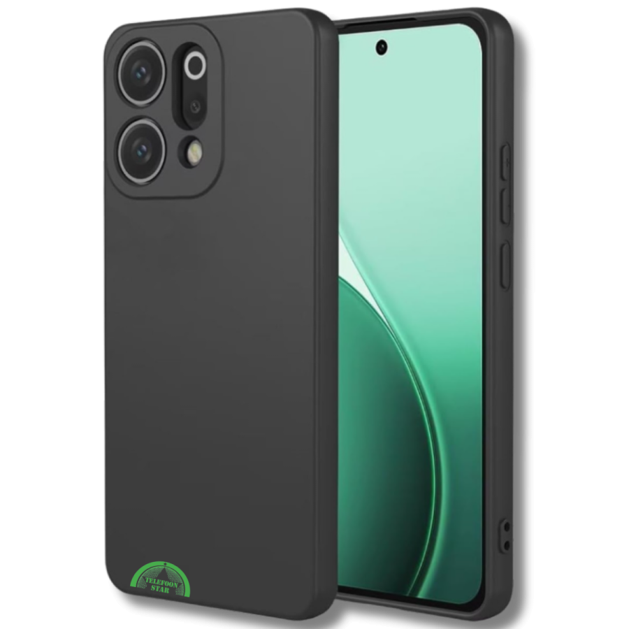 Hoesje voor OPPO Reno 15 5G Zwart Siliconen