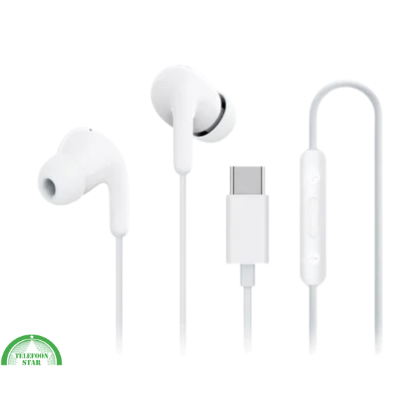 Oordopjes Kraakhelder Geluid en Perfecte Pasvorm Witte Type-C In-Ear – foto 3
