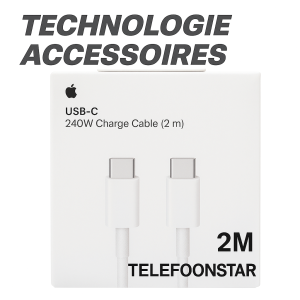 USB C naar USB C Oplaadkabel 2 Meter Snel en Betrouwbaar Opladen – foto 2