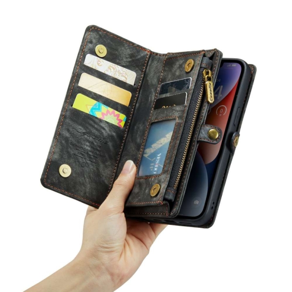 iPhone 14 3-in-1 portemonnee hoesje zwart – foto 6