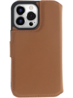 iPhone 15 Pro 2 in 1 Hoesje | 100% Leer | Minimalistisch | Bruin