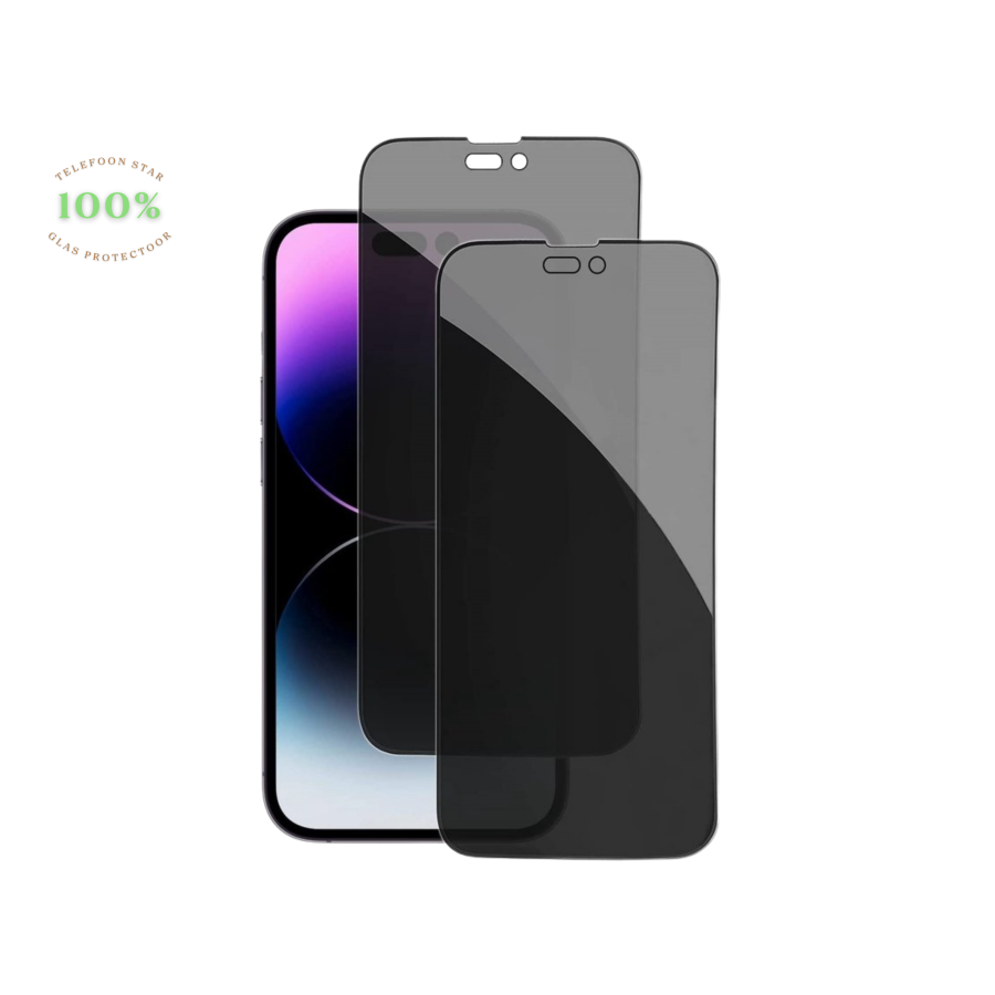 Privacy Screenprotector Gehard Glas iPhone serie