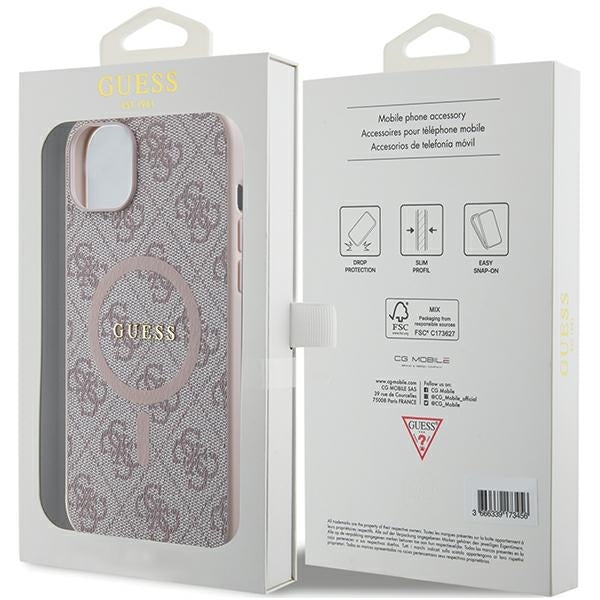 iPhone 15 MagSafe Hoesje | Guess Hoesje | Roze – foto 5