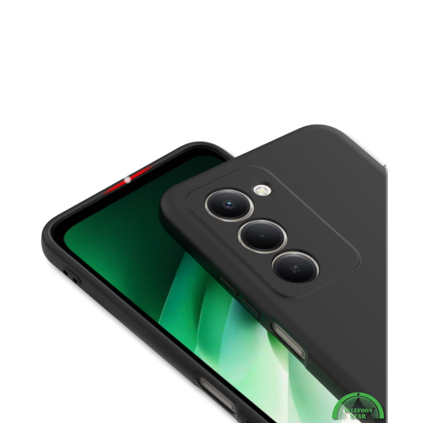 Hoesje voor Xiaomi Redmi 15 5G Zwart Siliconen Hoesje Anti-Slip Shockproof Strak Design – foto 3