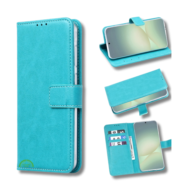 Bookcase Hoesje voor Xiaomi Redmi A3 Turquoise Magnetische sluiting – foto 5