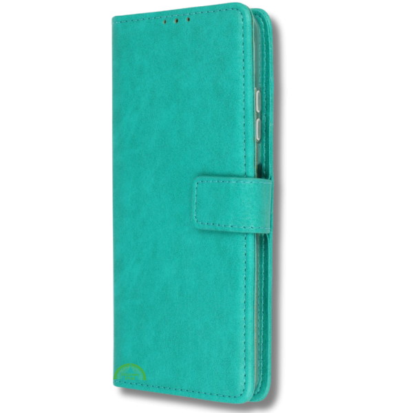 Bookcase Hoesje voor Xiaomi Redmi A3 Turquoise Magnetische sluiting – foto 4