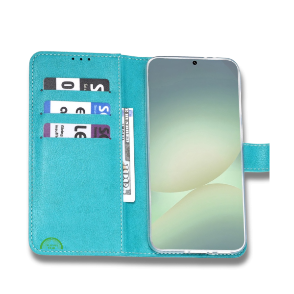 Bookcase Hoesje voor Xiaomi Redmi A3 Turquoise Magnetische sluiting – foto 2
