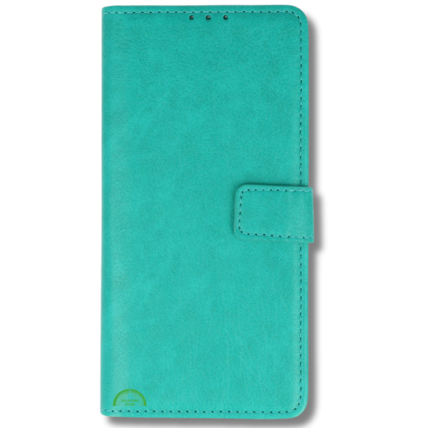 Bookcase Hoesje voor Xiaomi Redmi A3 Turquoise Magnetische sluiting – foto 3