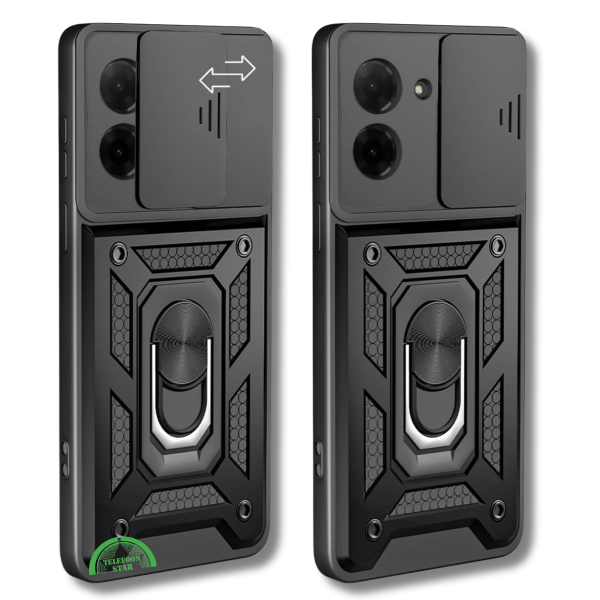 Hoesje voor Xiaomi Redmi A5 Zwart Slank ontwerp met Camera Slide Cover – foto 3