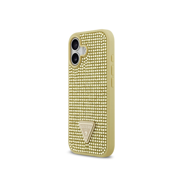 Guess Hoesje Goud Kristallen &ndash; Luxe Telefoonhoes met Logo – foto 2