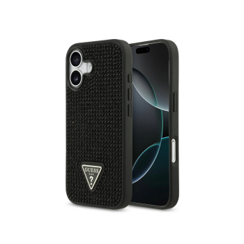 Guess Hoesje Zwart Kristallen &ndash; Luxe Telefoonhoes met Logo