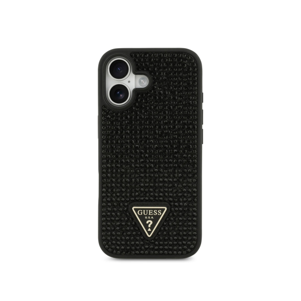 Guess Hoesje Zwart Kristallen &ndash; Luxe Telefoonhoes met Logo – foto 6