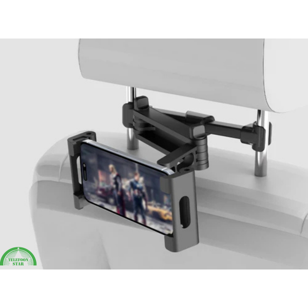 Tablet &amp; Smartphone Hoofdsteun Houder Auto &ndash; RXHW12 &ndash; 360&deg; Verstelbaar | Telefoonstar – foto 3
