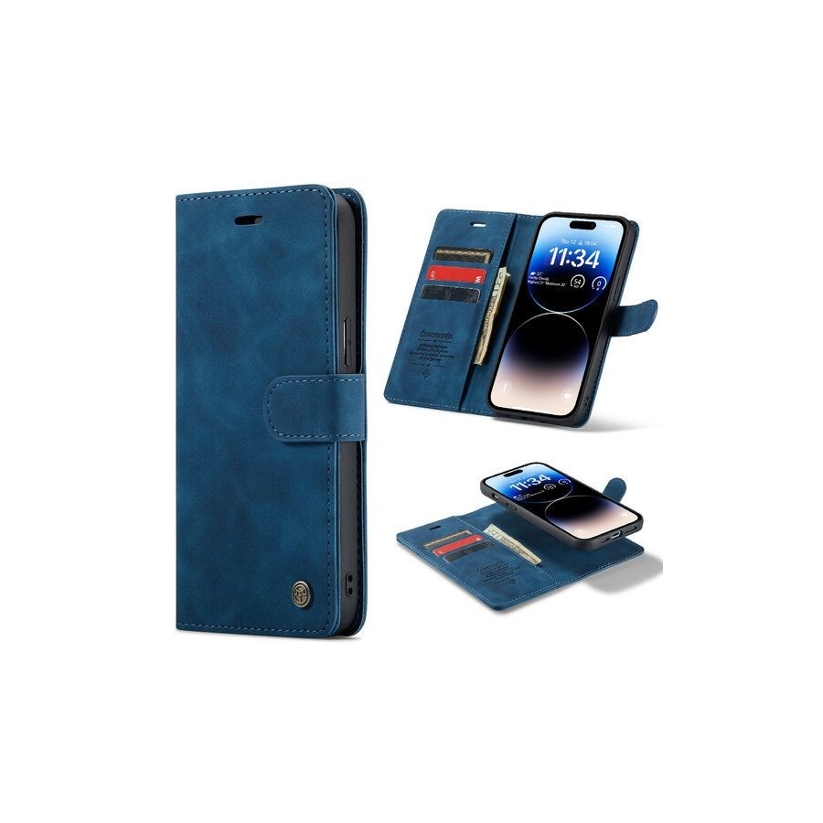 2 in 1 Hoesje Samsung S24 FE | Magnetisch Hoesje Samsung | Wallet case | Donkerblauw