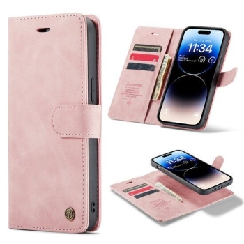 2 in 1 Hoesje Samsung S24 FE | Magnetisch Hoesje Samsung | Wallet case | Roze