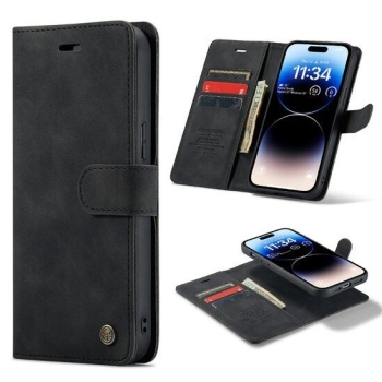 2 in 1 Hoesje Samsung S24 FE | Magnetisch Hoesje Samsung | Wallet case | Zwart