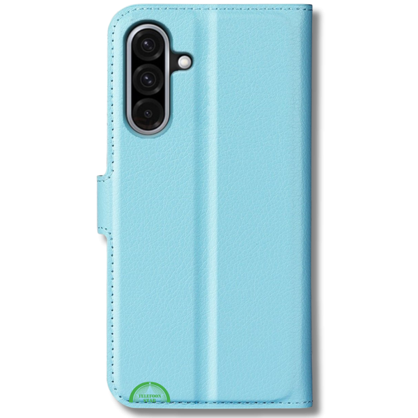 Hoesje voor Samsung Galaxy A57 Lichtblauwe Bookcase Sterke magnetische sluiting – foto 3