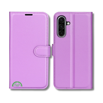 Hoesje voor Samsung Galaxy A17 Paars Bookcase Sterke magnetische sluiting