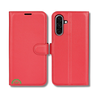 Hoesje voor Samsung Galaxy A17 5G Rood Bookcase Sterke magnetische sluiting