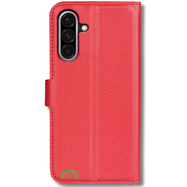 Hoesje voor Samsung Galaxy A36 Rood Bookcase Sterke magnetische sluiting – foto 3