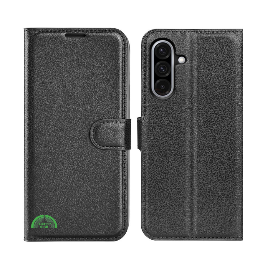 Hoesje voor Samsung Galaxy A17 5G Zwart Sterke magnetische sluiting