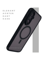 Samsung Galaxy A56 Hoesje - MagSafe Compatibel, Mat Zwart, Schokbestendig